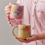 Maxwell & Williams Garland Mug, 370ml - Green and another colour held