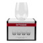 Omada Stemless Red Wine Glasses, Set of 4 packaging with the glass