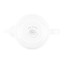 Jenna Clifford Embossed Lines Teapot - Super White angle