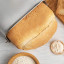 Milex Stainless Steel Bread Maker with bread on the table