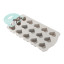 Kitchen Inspire Silicone Heart Chocolate Mould, 15-Cup packaging angle