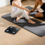 Eufy A1 Body Analysis Smart Scale - Black next to a yoga mat