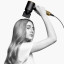 Dyson HD07 Nickel/Copper Supersonic Hair Dryer - Onyx/Gold drying hair