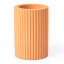 Alkaline Medium Ribbed Candle Holder - Apricot Crush 
