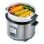 Kenwood Stainless Steel Rice Cooker With Steamer Basket, RCM45.000SS with veggies