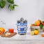 Smeg Blu Mediterraneo Dolce & Gabbana Electric Citrus Juicer in a Kitchen Setting 
