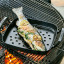 Le Creuset Alpine Square Outdoor Grilling basket, 30cm with food