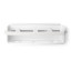 Umbra Flex Adhesive Shower Shelf - White Front view 