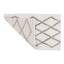 Thread Office Crisscross Shaggy Bathmat, 50cm x 80cm