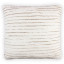 Thread Office Bone Space Yarn Striped Woven Scatter Cushion with Feather Blend Inner, 60cm x 60cm