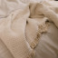Thread Office Scratch Cotton Embroidered Scatter Cushion with Feather Blend Inner, 60cm x 60cm close up