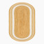 Thread Office Oval Braided Jute Rug, 200cm x 300cm