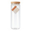 KitchenCraft Idilica  Glass Storage Jar with Beechwood Lid - Large packaging