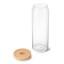KitchenCraft Idilica  Glass Storage Jar with Beechwood Lid - Large angle