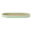KitchenCraft Idilica Oval Tray with Cork Veneer Base angle