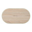 KitchenCraft Idilica Oval Tray with Cork Veneer Base angle