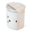 KitchenCraft Idilica  Stoneware Garlic Storage Jar with a Grater Lid packaging