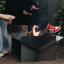 Sprung Outdoor Living Blaze Box Fire Pit with fire wood