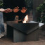 Sprung Outdoor Living Blaze Box Fire Pit with fire wood