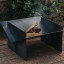 Sprung Outdoor Living Blaze Box Fire Pit with fire wood
