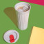 La Cafetiere The Beanie Reusable Coffee Cup - Large with iced coffee