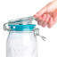 Airtender Vacuum Lid and Pump Set for Clip Top Jar being closed