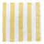 Linen House Revana Stripe Napkins, Set of 4 - Yellow angle