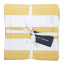Linen House Revana Stripe Napkins, Set of 4 - Yellow