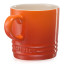 Le Creuset Stoneware Cappuccino Mug, 200ml - Flame