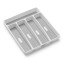 Madesmart Classic Antimicrobial Medium Cutlery Tray - White