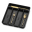 Madesmart Classic Antimicrobial Medium Cutlery Tray - Carbon angle