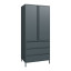 Popstrukt Bon Bon Double Locker - Dark Flint