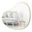 Umbra Hubba Pebble Mirror - Brass
