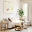 Umbra Bellwood Coffee Table - Natural In A Living Room 