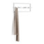 Umbra Cubiko 5 Hook - White With Items being Hung 
