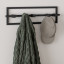 Umbra Cubiko 5 Hook - Black Attached To A Wall