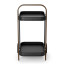 Umbra Bellwood Serving Cart - Black & Walnut Back View 