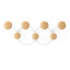Umbra Dotsy 7 Hook - White & Natural