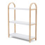 Umbra Bellwood 3-Tier Freestanding Shelf - White & Natural