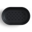 Umbra Junip Oval Soap Dish - Black angle