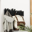 Umbra Sticks Multi Hook - Black with a bag and a coat
