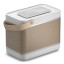 Bang & Olufsen Beolit 20 Bluetooth Speaker - Grey Mist angle with phone charging