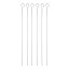 MasterClass Stainless Steel Flat Sided Skewers, Set of 6 angle