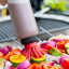 MasterClass BBQ Bottle Set with 3 Interchangeable Heads with veggies