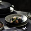 Maxwell & Williams  Umi Footed Bowls, Set of 4 with food on the table