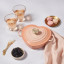 Le Creuset Signature Cast Iron Shallow Heart Casserole, 20cm - Peche with fruits