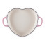 Le Creuset Signature Cast Iron Shallow Heart Casserole, 20cm - Berry angle