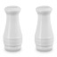 Le Creuset Salt & Pepper Shakers, 110ml - White