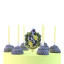 PME Harry Potter Houses Candles, Set of 7 - Hufflepuff detail