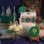 PME Harry Potter Houses Candles, Set of 7 - Slytherin on the table